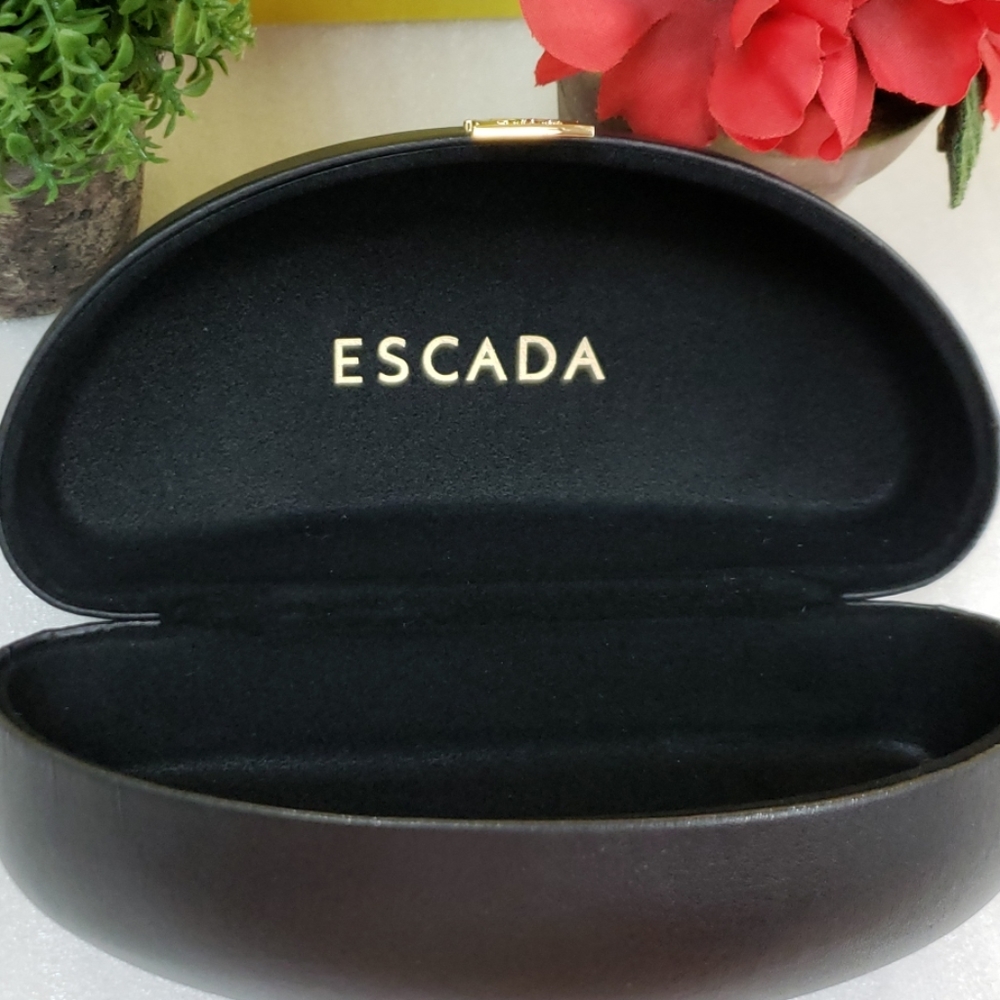 ESCADA XL case for sunglasses with cleaning cloth